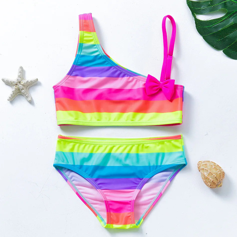 Meisjes Tankini Badpak Zeemeermin Print – Zomer Strandkleding | 3-12 jaar