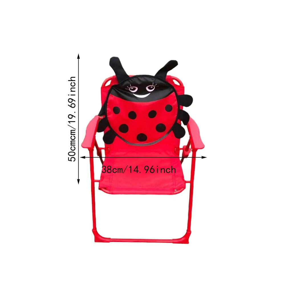 Opvouwbare Kinderstoel – Dierenprint Campingstoel voor Kinderen