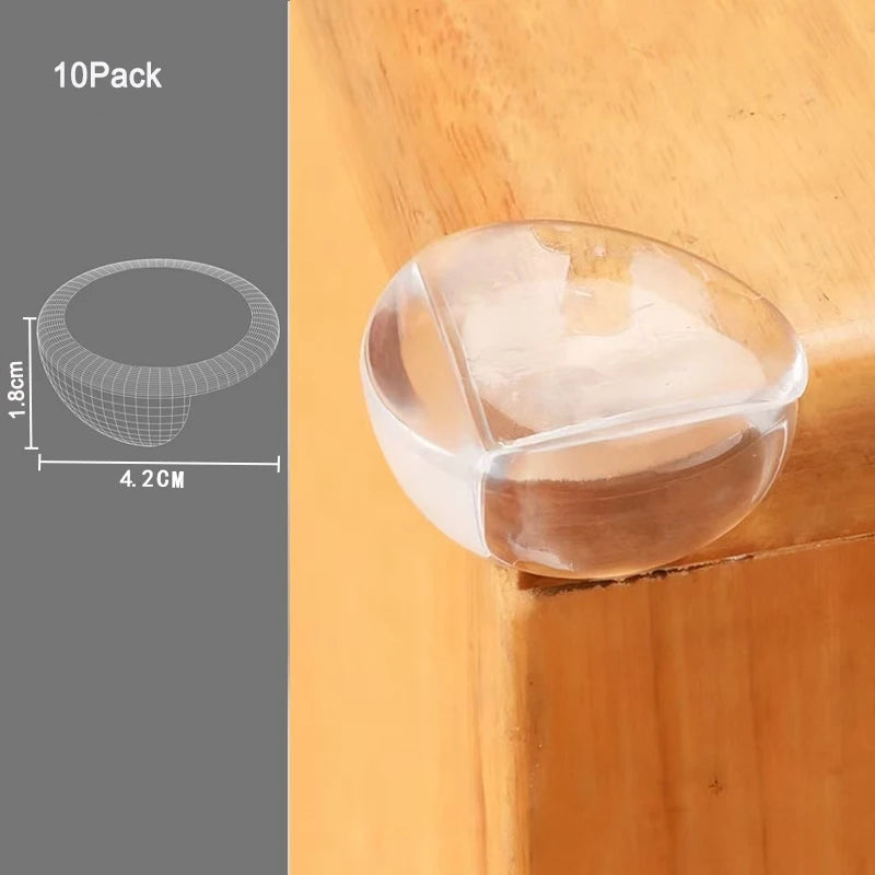 Siliconen Hoekbeschermers voor Baby – Set van 4 of 10 Stuks