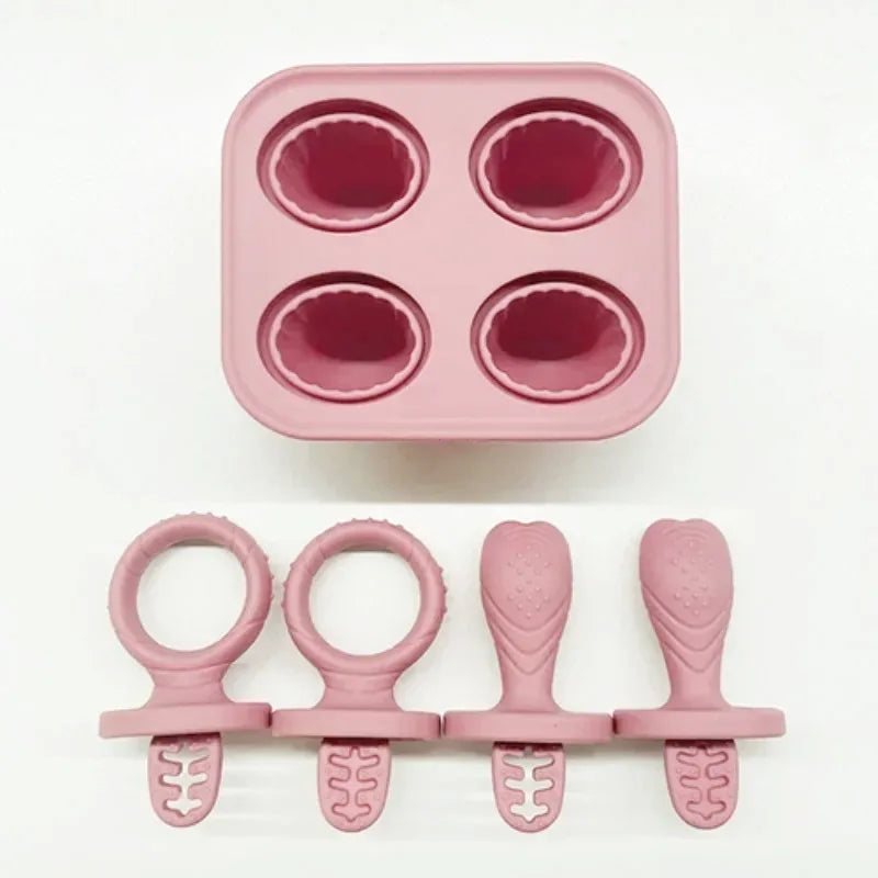 5-delige Baby Bijtring Set – BPA-vrij Siliconen met Handring
