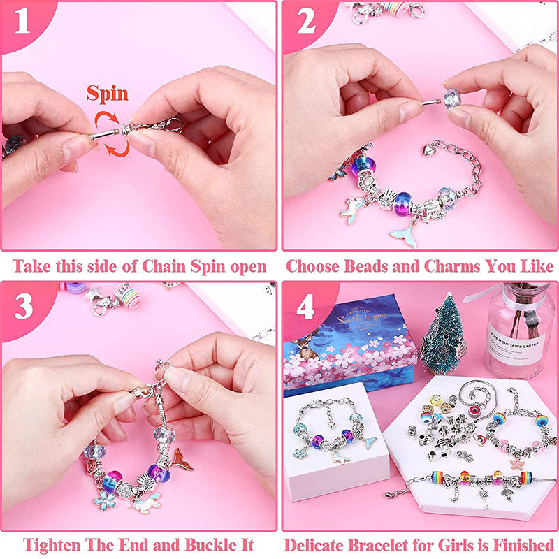 DIY Armbanden Creatie Set voor Kinderen – Kralen & Bedeltjes Sieradenkit