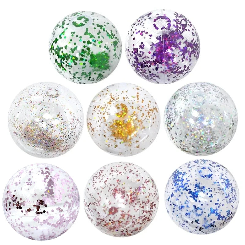 Glitter Strandbal 40CM – Opblaasbare Beach Ball