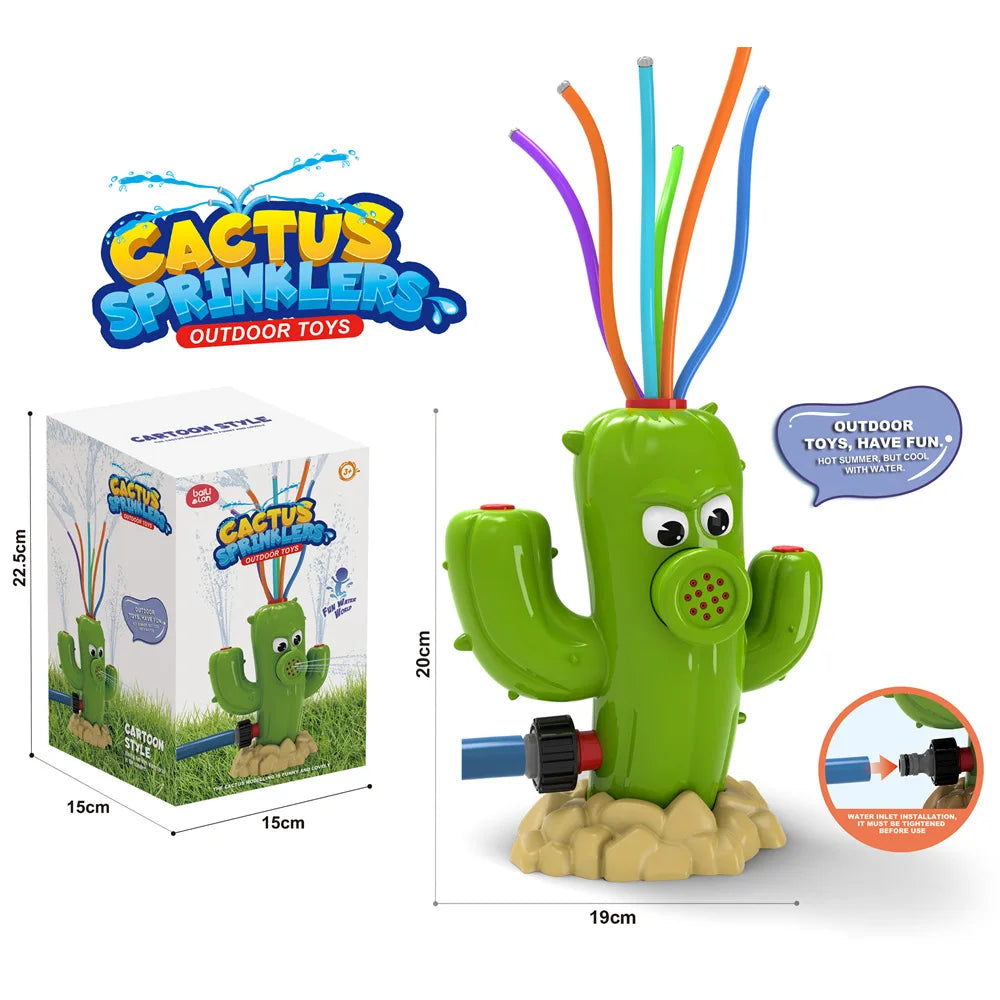 360° Cactus Watersproeier Kinderen – Roterend Tuin Waterspeelgoed