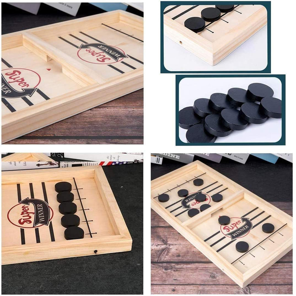 2-in-1 Tafelspel – Sjoelen & Tafelvoetbal Set