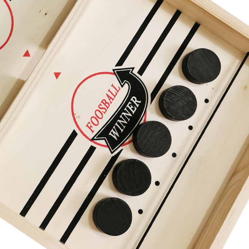 2-in-1 Tafelspel – Sjoelen & Tafelvoetbal Set