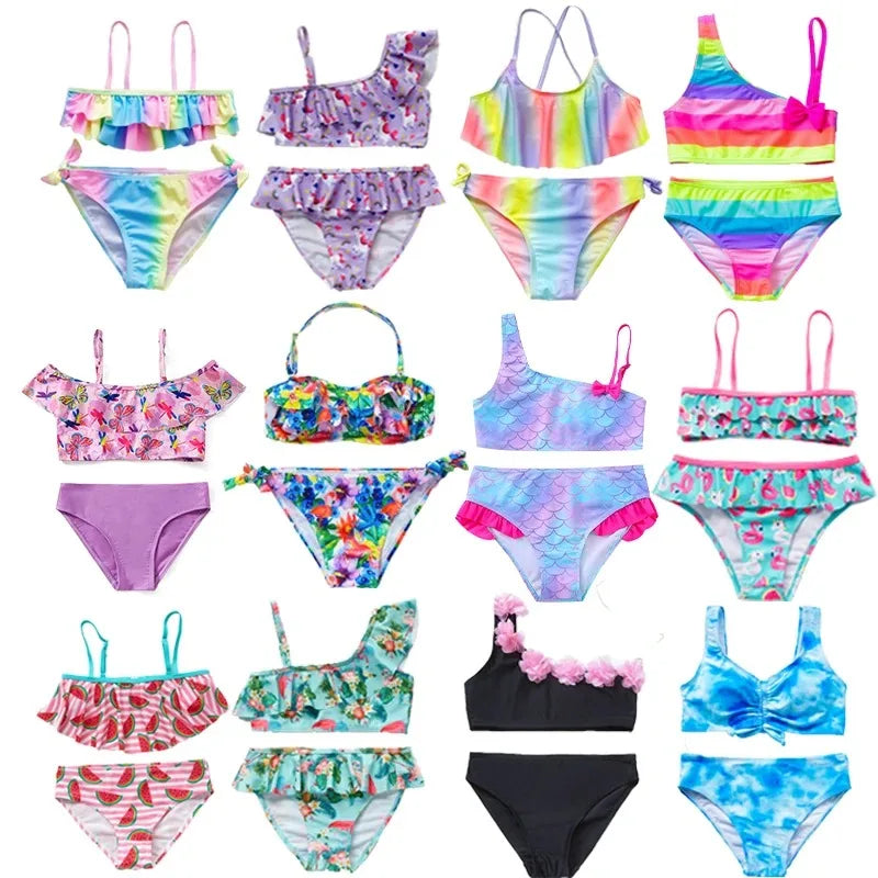Meisjes Tankini Badpak Zeemeermin Print – Zomer Strandkleding | 3-12 jaar