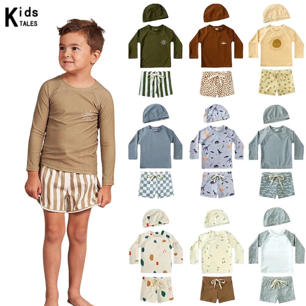 UV Zwemset Kind met Hoed – UV Zwemkleding 9M–7 Jaar