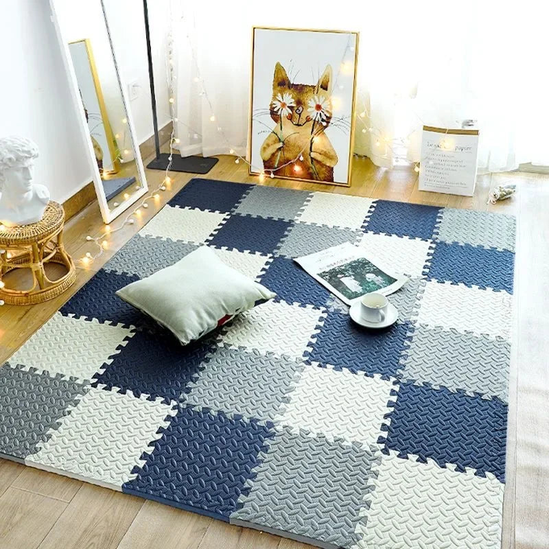 Baby Speelmat Puzzel 12 Delen – Zacht & Veilig (120×90 cm)