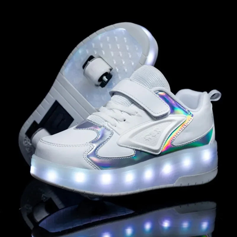 LED Rolschoenen Kind – Sneakers met Wieltjes voor Spelen & Rollen