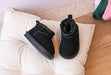 Enkellaars - Noua Unisex, Bruin/Zwart/Grijs, Suède, Maat 18-25-More For Mini
