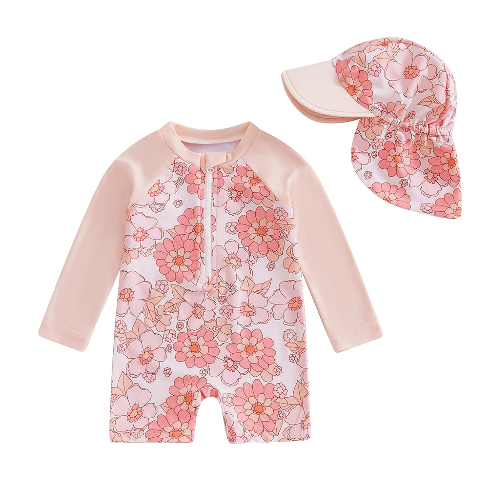 Baby UV Zwempak met Hoed – UV Zwemkleding Kind
