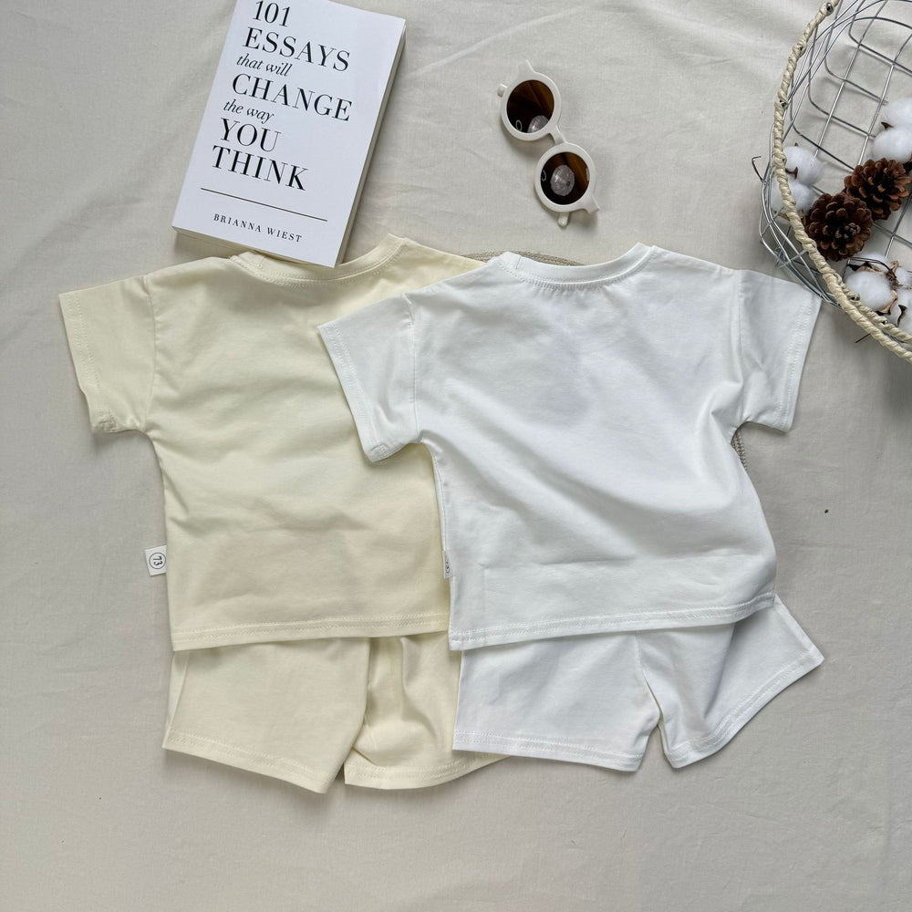 Rider Deux Babyset – 2-delig Zomersetje met Vintage Motorprint |Katoen | Maat 0–3 Jaar