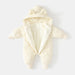 Onesie Met Berenoren - Accra Unisex, Beige/Groen/Koffie, Katoen, Maat 6-18 Maanden-More For Mini