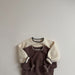 Gebreide Trui Retro - Toem Meisjes, Bruin/Beige/Wit, Katoen, Maat 0-7 Jaar-More For Mini