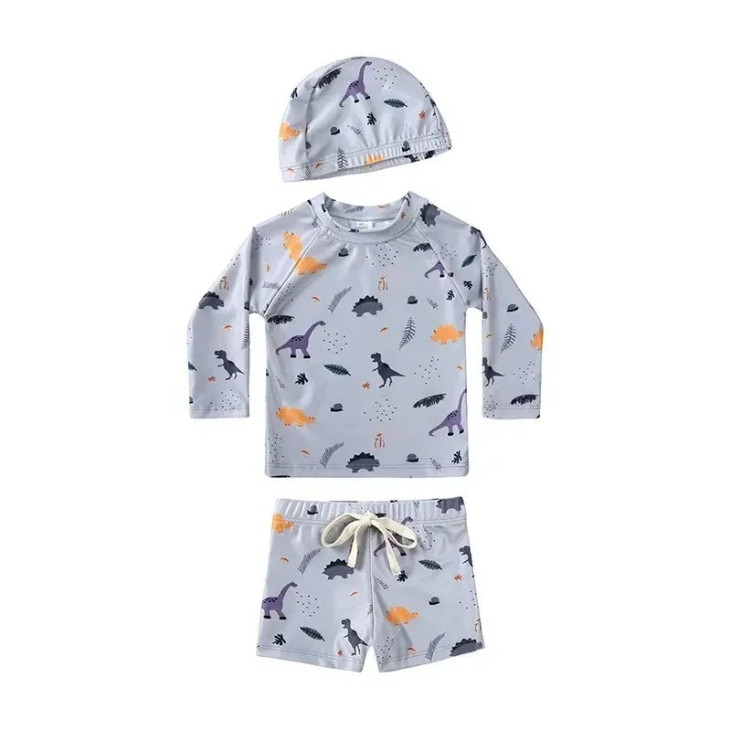 Baby Jongens UV Zwemset met Hoed – UPF 50+ | 9M-7 jaar