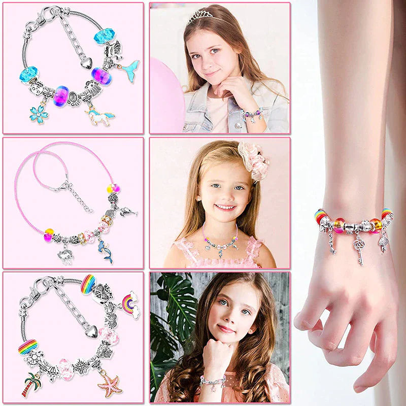 DIY Armbanden Creatie Set voor Kinderen – Kralen & Bedeltjes Sieradenkit