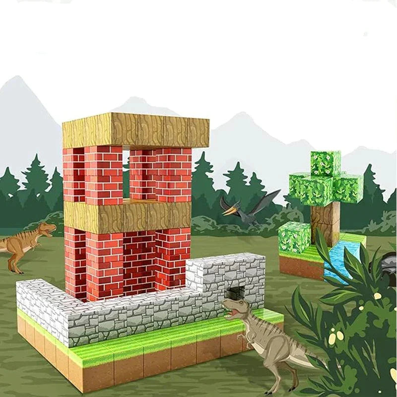 Magnetische Bouwblokken voor Kinderen – Educatief STEM Speelgoed (48 of 100 stuks)