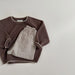 Gebreide Trui Retro - Toem Meisjes, Bruin/Beige/Wit, Katoen, Maat 0-7 Jaar-More For Mini