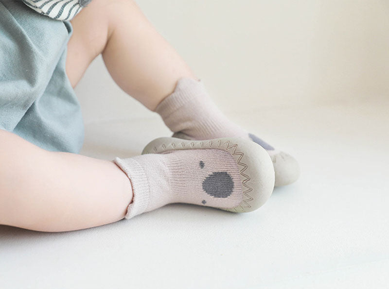 Babyslofjes Eerste Stapjes met Antislip – Zachte Baby Schoentjes 0-3 Jaar