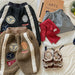 Teddy Joggingbroek - SnugTrail Unisex, Bruin/Grijs, Katoen, Maat 0-6 Jaar-More For Mini