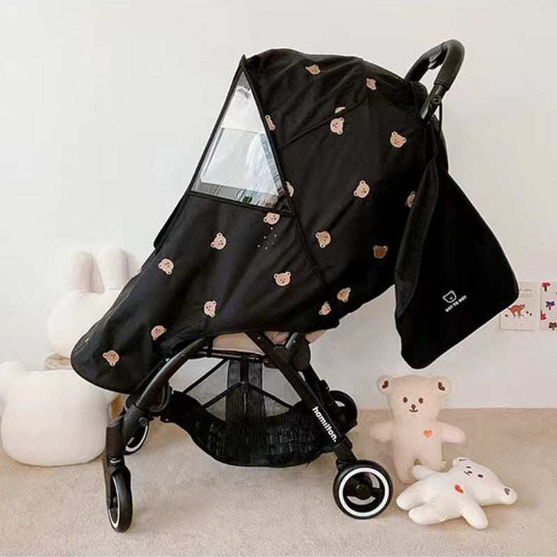 RainNest Universele Regenhoes Kinderwagen – Waterdicht, Winddicht en UV-Blokkerend met Ademend Design