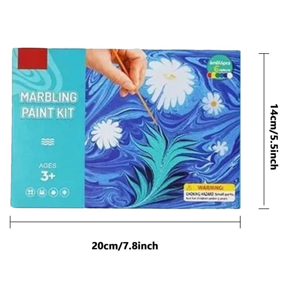 AquaMira Marble Art Kit – Complete Water Marmer Verf Set voor Unieke Creaties