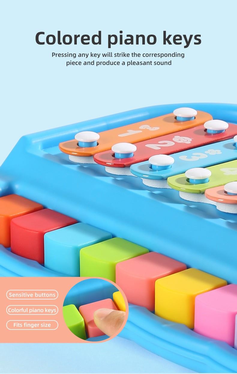 Educatief Muziekspeelgoed voor Baby, Peuter, Kleuter, Kinderen – Xylofoon & Piano Set voor Creatieve Ontwikkeling