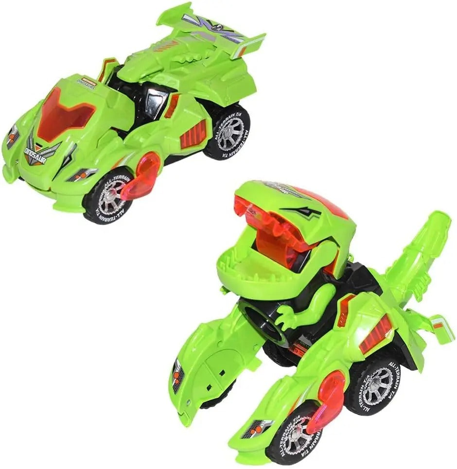 Dino Auto die Transformeert – Speelgoed met Licht & Geluid