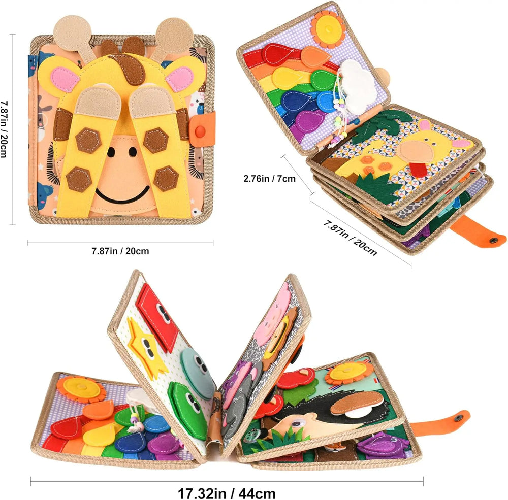 Educatief Activiteitenboek Peuters – Montessori Busy Book 1-4 Jaar