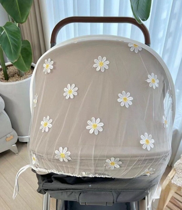 AeriShield Insectennet voor Kinderwagen – Ademend Universeel Muggennet met Ritssluiting