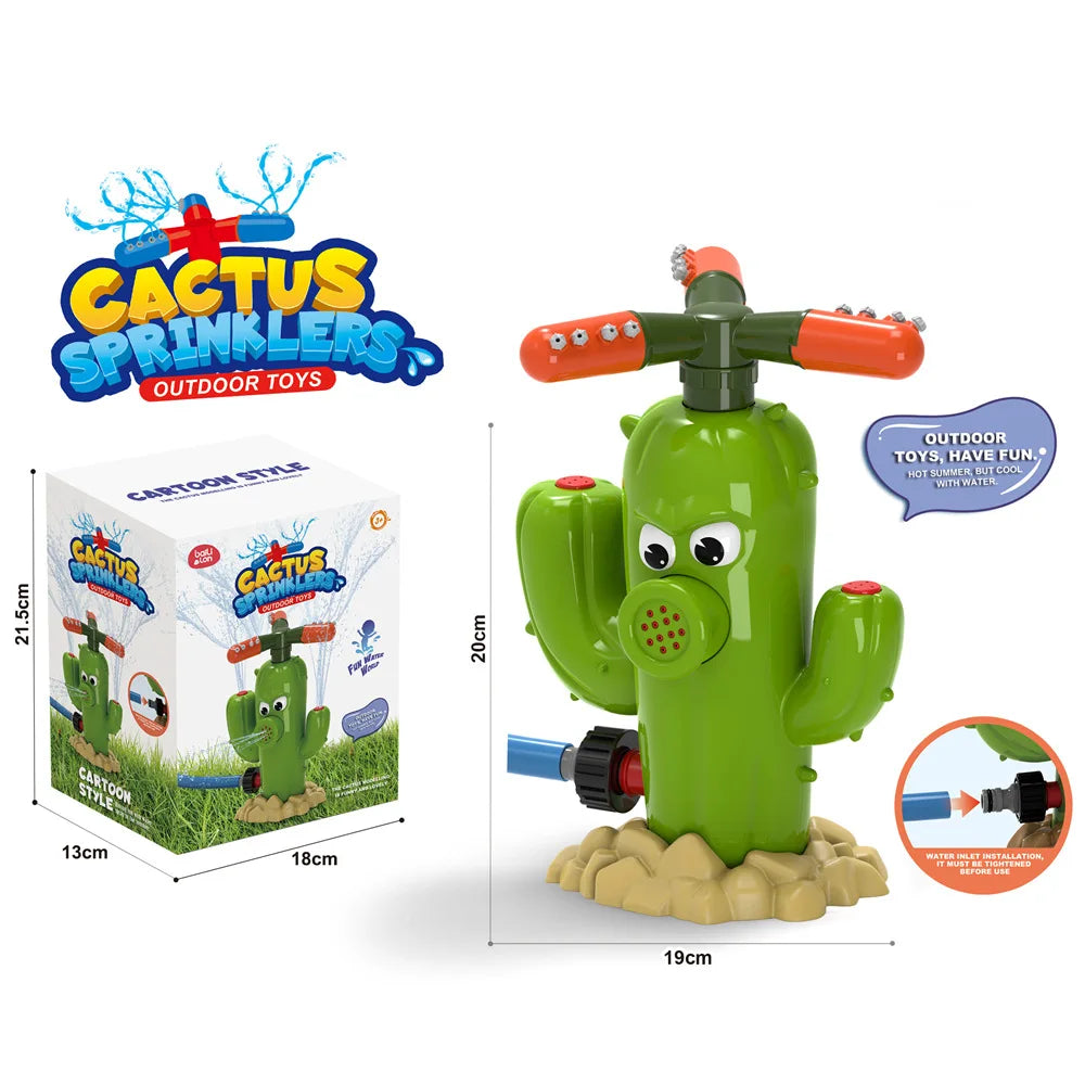 360° Cactus Watersproeier Kinderen – Roterend Tuin Waterspeelgoed