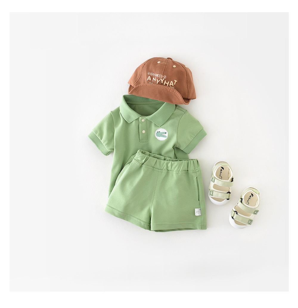 Baby Zomer Set – Shirt & Short Katoen (0–3 Jaar)