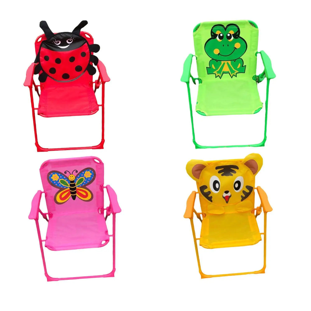 Opvouwbare Kinderstoel – Dierenprint Campingstoel voor Kinderen
