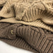 Gebreid Vest met Kabel - Mandu Unisex, Beige/Bruin, Katoen, Maat 0-6 Jaar-More For Mini