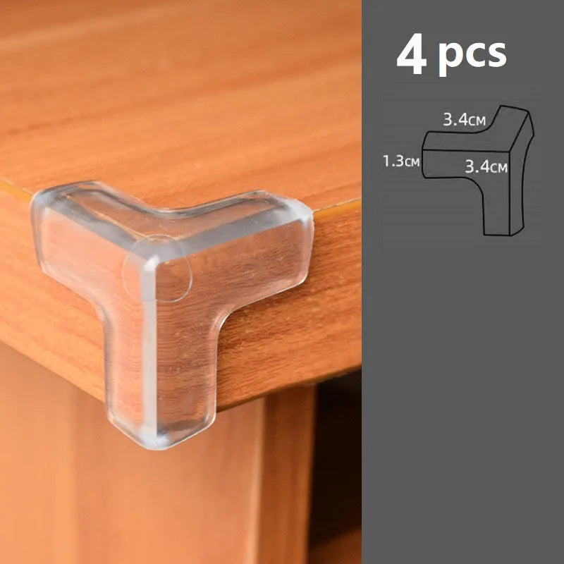 Siliconen Hoekbeschermers voor Baby – Set van 4 of 10 Stuks