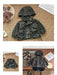 Windjas met Luipaard print en Capuchon - Savanna Meisjes, Bruin/Zwart, Polyester, Maat 0-5 Jaar-More For Mini