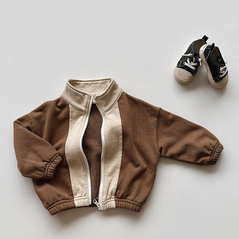 Kinderjas fleece met rits – baby & peuter tussenjas (12m-6 jaar)