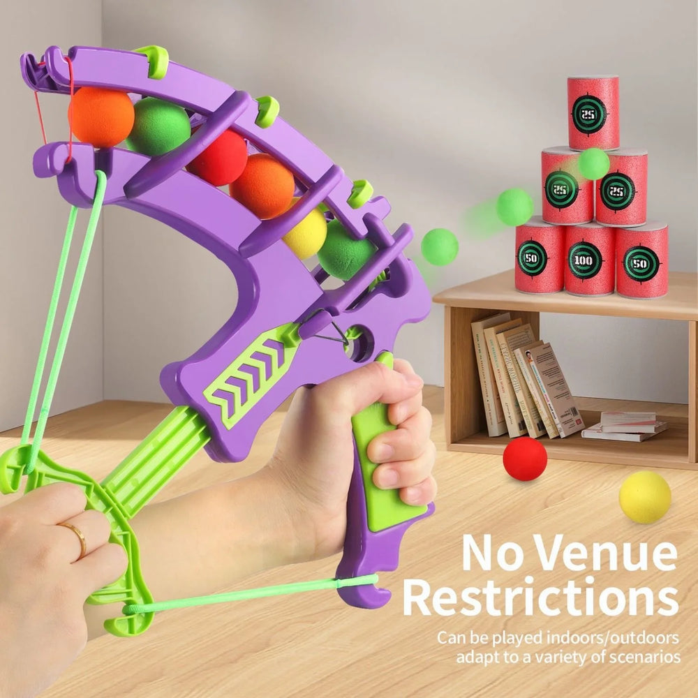 Montessori Katapult Schietspel – Sticky Ball Dartbord voor Kinderen