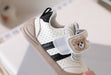 Sneaker met Klittenband - Beer Unisex, Khaki/Zwart/Rood, Maat 16-25-More For Mini
