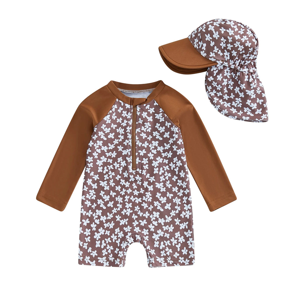 Baby UV Zwempak met Hoed – UV Zwemkleding Kind