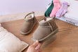 Enkellaars - Noua Unisex, Bruin/Zwart/Grijs, Suède, Maat 18-25-More For Mini