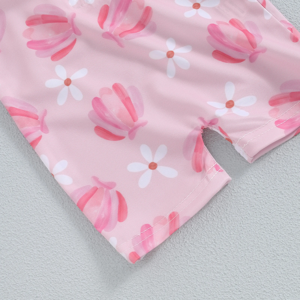 Bloomini Zwemset Meisjes | Zwemromper & Zonnehoed | UV-Bescherming | Sneldrogend | 1-4 Jaar