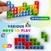 Montessori Balans Tetris Toren – Educatief Evenwichtsspel, BPA Vrij, 3+ Jaar-More For Mini