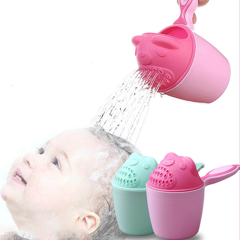 Cartoon Baby Shampoo Spoelbeker – Comfortabel Haarwassen zonder Tranen