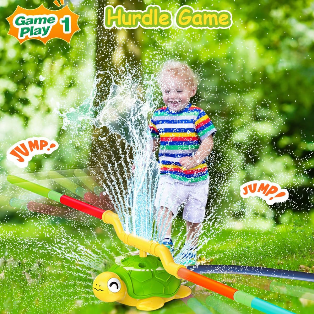 AquaTurtle 3-in-1 Waterspeelset – Sky Rocket, Ringenspel & Springbal, Vanaf 3 Jaar
