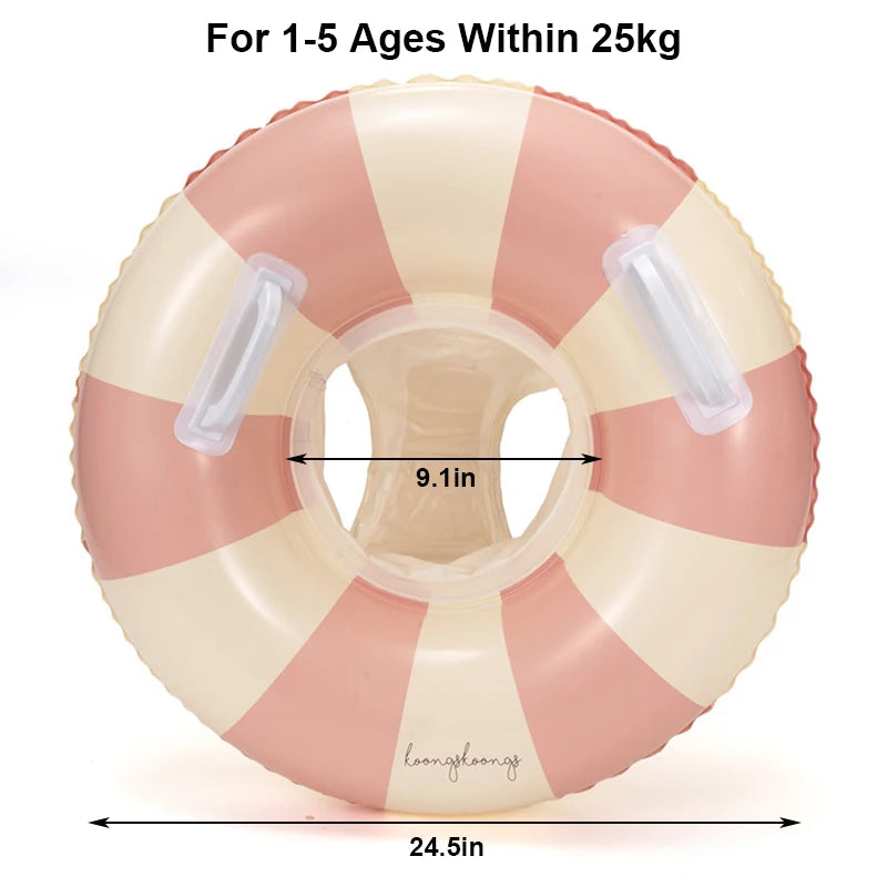 Baby Zwemring met Zonnedak – Opblaasbare Float | Tot 25kg