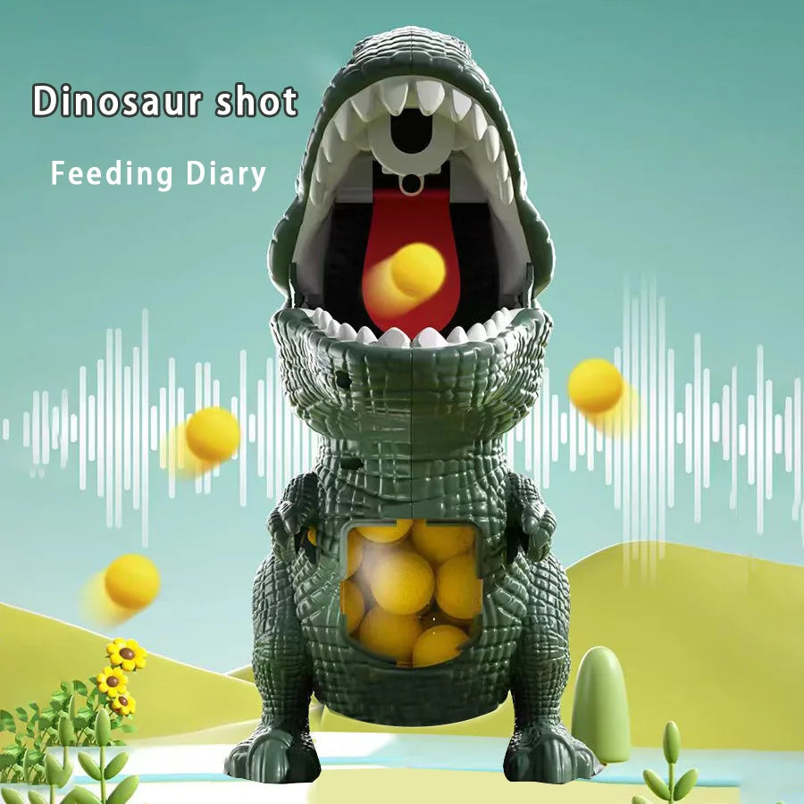Dinosaurus Schietspel Kinderen – T-Rex Ball Shooter met Foam Ballen