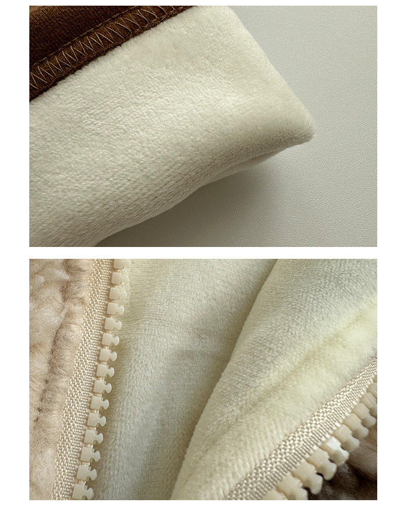 Teddy Vest Baby met Oortjes – Warme Fleece Jas (0–3 Jaar)