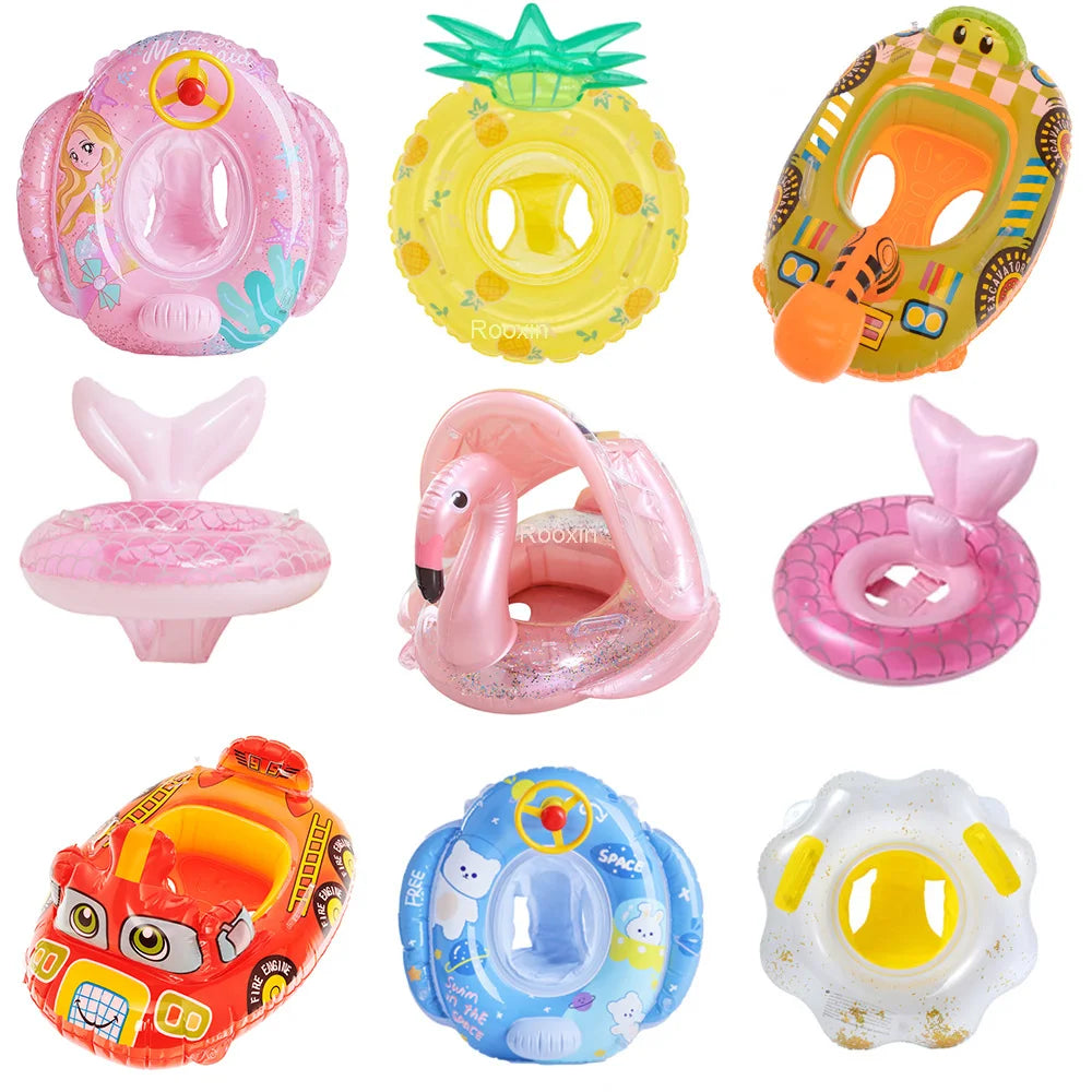 Baby Zwemband met Zonnedak – Baby Float Kind