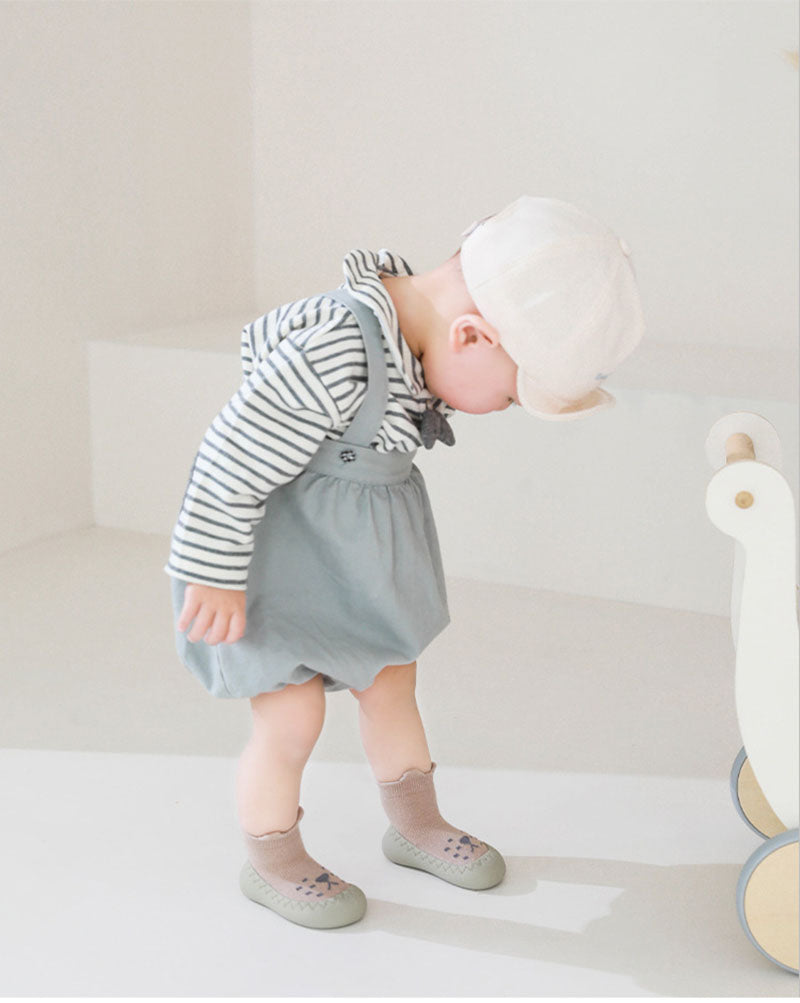 Babyslofjes Eerste Stapjes met Antislip – Zachte Baby Schoentjes 0-3 Jaar